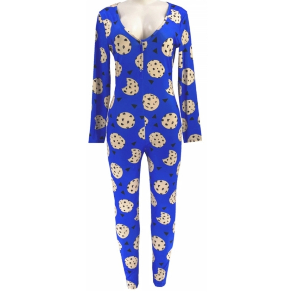 Cookie Long Pant Onesie Butt Flap